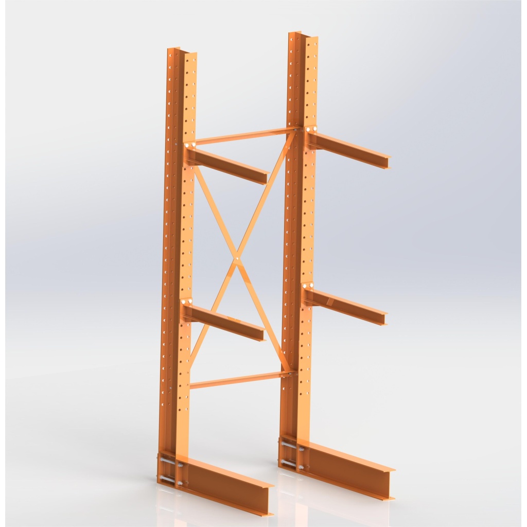 single sided cantilever rack