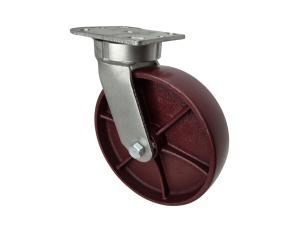 8" x 2", Kingpinless, (CD) Energy Saver Ductile, Precision Ball Bearing