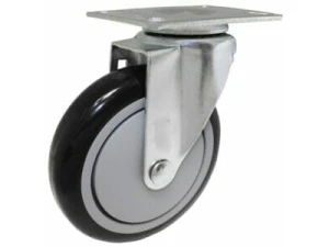 Swivel Caster Poly Pro Wheel PB 300 lb Capacity