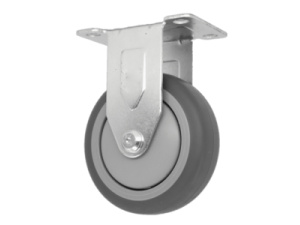 Discover our 3-1/2″ x 1-1/4″ Rigid Caster featuring a durable (TP) Thermo-Pro Wheel and precision ball bearings