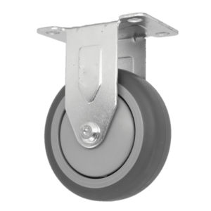Discover our 3-1/2″ x 1-1/4″ Rigid Caster featuring a durable (TP) Thermo-Pro Wheel and precision ball bearings