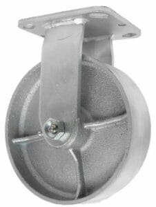 6" x 2" Rigid Caster, (SS) Semi-Steel Wheel, 28SS60JS0417YY - Image 1
