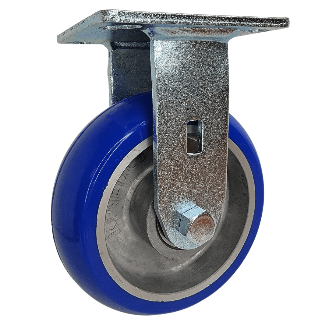 8" x 2" Rigid Caster, (KN) KINETIC® Wheel, Precision Ball Bearing, 28KN80JL6317 - Image 1