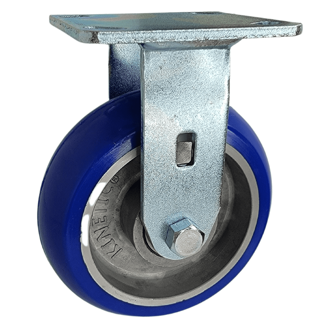 8" x 2" Rigid Caster, (KN) KINETIC® Wheel, Precision Ball Bearing, 28KN80JL6317 - Image 3