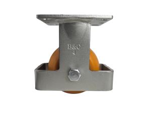 4" Ultraflex Rigid Caster with Integrated Toe Guard - 28UX40JO63174Y