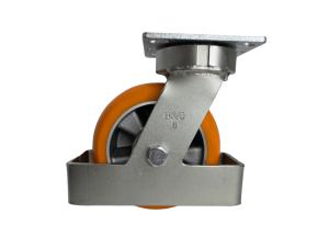 6" Polyflexon Kingpinless Swivel Caster with Integrated Toe Guard - 41UA60JO64174Y