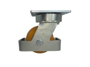 4" Ultraflex Kingpinless Swivel Caster with Integrated Toe Guard - 41UX40JO63174Y