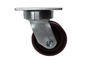 4" x 2", Kingpinless, (DV) Ductile V-Groove Wheel