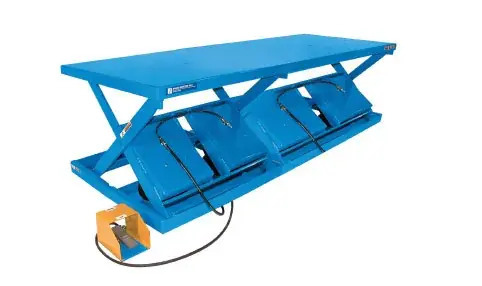 ATDW air spring double wide lift table