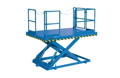 Carousel order picking lift table
