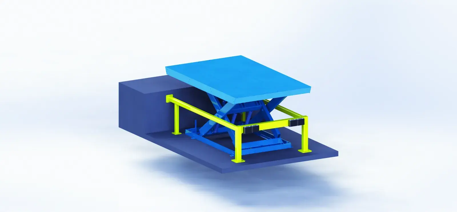 Advance Lifts 3550AC dock lift platform assembly