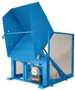 HDDP heavy duty container dumper, 135 degree rotation