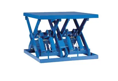PDW double wide scissor lift table