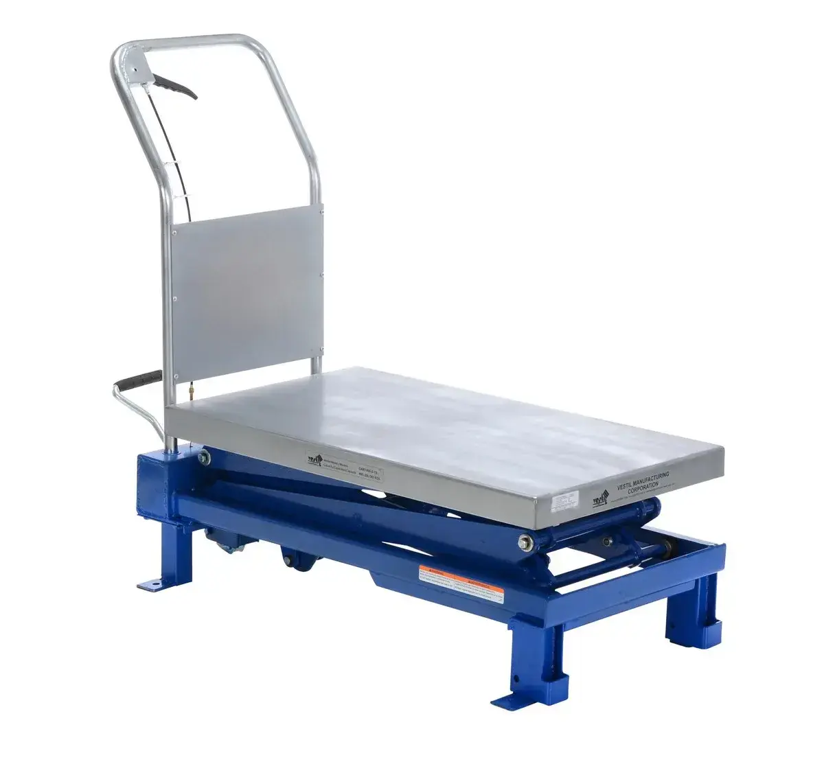 Vestil SCTAB foot pump or powered scissor lift table